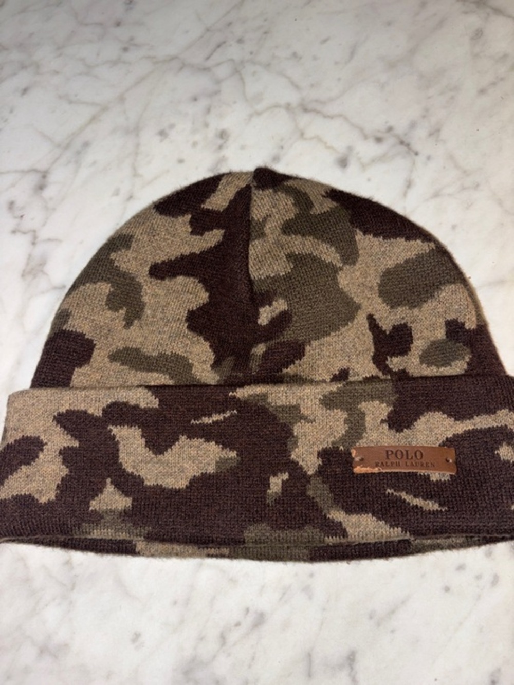 Ralph Lauren camo beanie